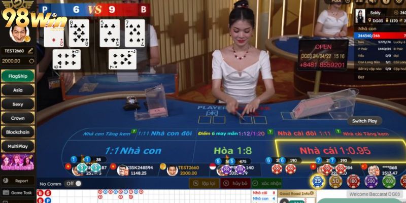 Mẹo chơi Casino 98win hay - thường xuyên quan sát động thái của đối thủ